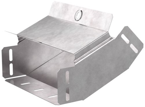 Угол для лотка вертикальный внутренний с крышкой Промрукав Стандарт 45град. 200х80 фото Угол для лотка вертикальный внутренний с крышкой Промрукав Стандарт 45град. 200х80 картинка